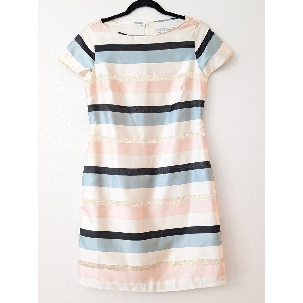 Julia Jordan striped sheath dress